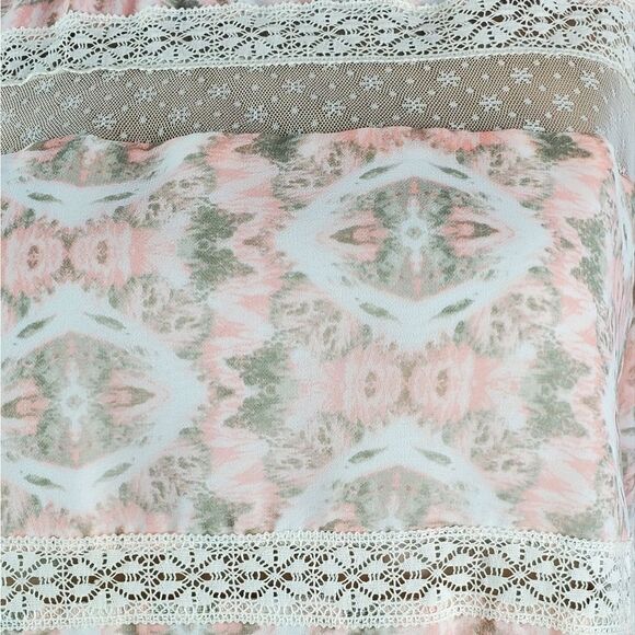 NWT BCBGenerattion Pink, Gray & White Lena Dress - Picture 5 of 7